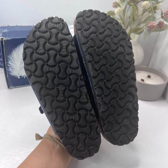 Birkenstock Florida BS Slide Sandal Graceful Insignia Blue Women 5/Men 3 NWB - Picture 8 of 10